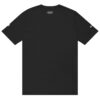 The Under ArmourⓇ athletic t-shirt CHAMP in plain black is shown from the back, with a small white logo at the upper center and additional CHAMP and Under Armour logos on each sleeve.