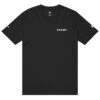 The Under ArmourⓇ athletic t-shirt CHAMP is black with CHAMP. in white on the left chest and small white logos on each sleeve.