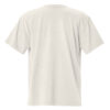Back view of the Oversized faded t-shirt, featuring short sleeves and a light beige color with no visible logos, text, or designs.