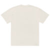 The Oversized faded t-shirt is shown from the back, laid flat on a white background. It’s plain, short-sleeved, off-white in color, and features no visible logos, graphics, or text.