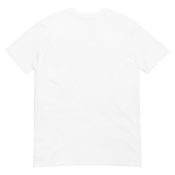 An ADAM XXX tantoe oud White Short-Sleeve T-shirt is laid flat, displaying the back. It features a simple crew neckline, straight hem, and has no graphics, logos, or text.